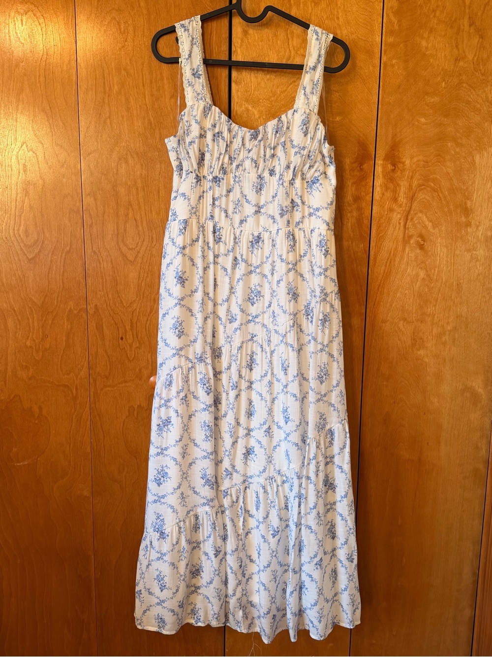 Trixxi Blue Floral Maxi Dress